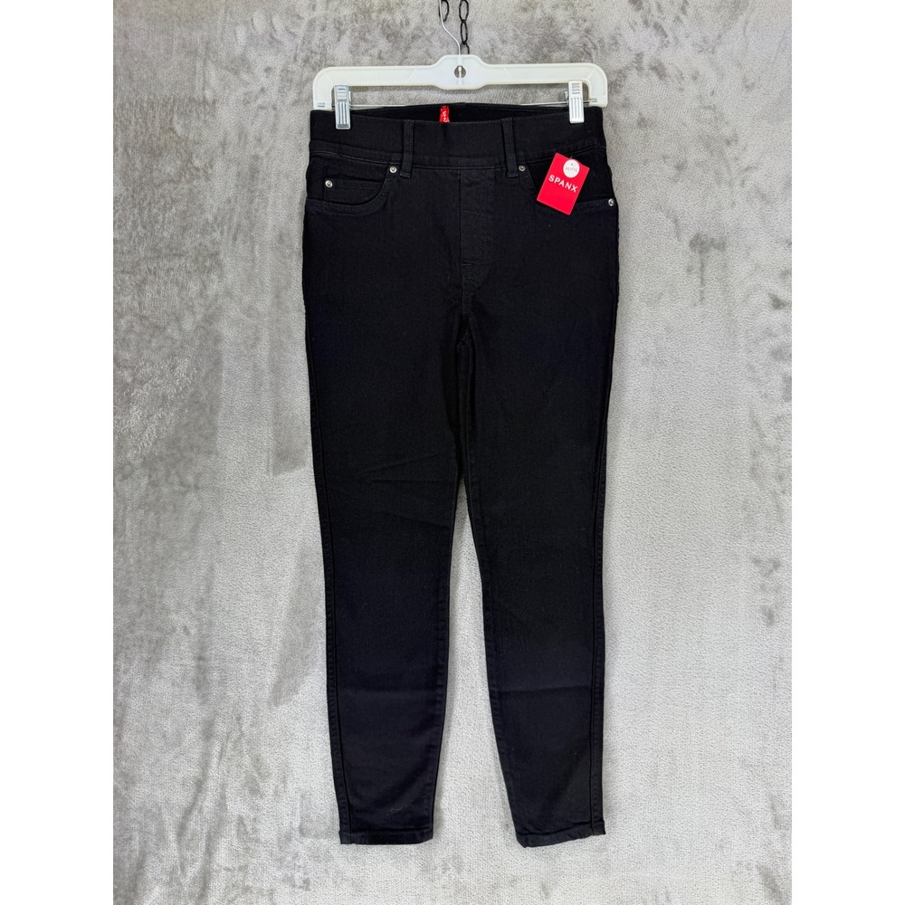 Spanx Clean Black Skinny Jean Petite Small S/P Pull On High Rise 20278Q NEW